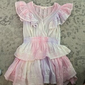 Women’s M White, Pink, and Purple Loveshack Fancy Dress